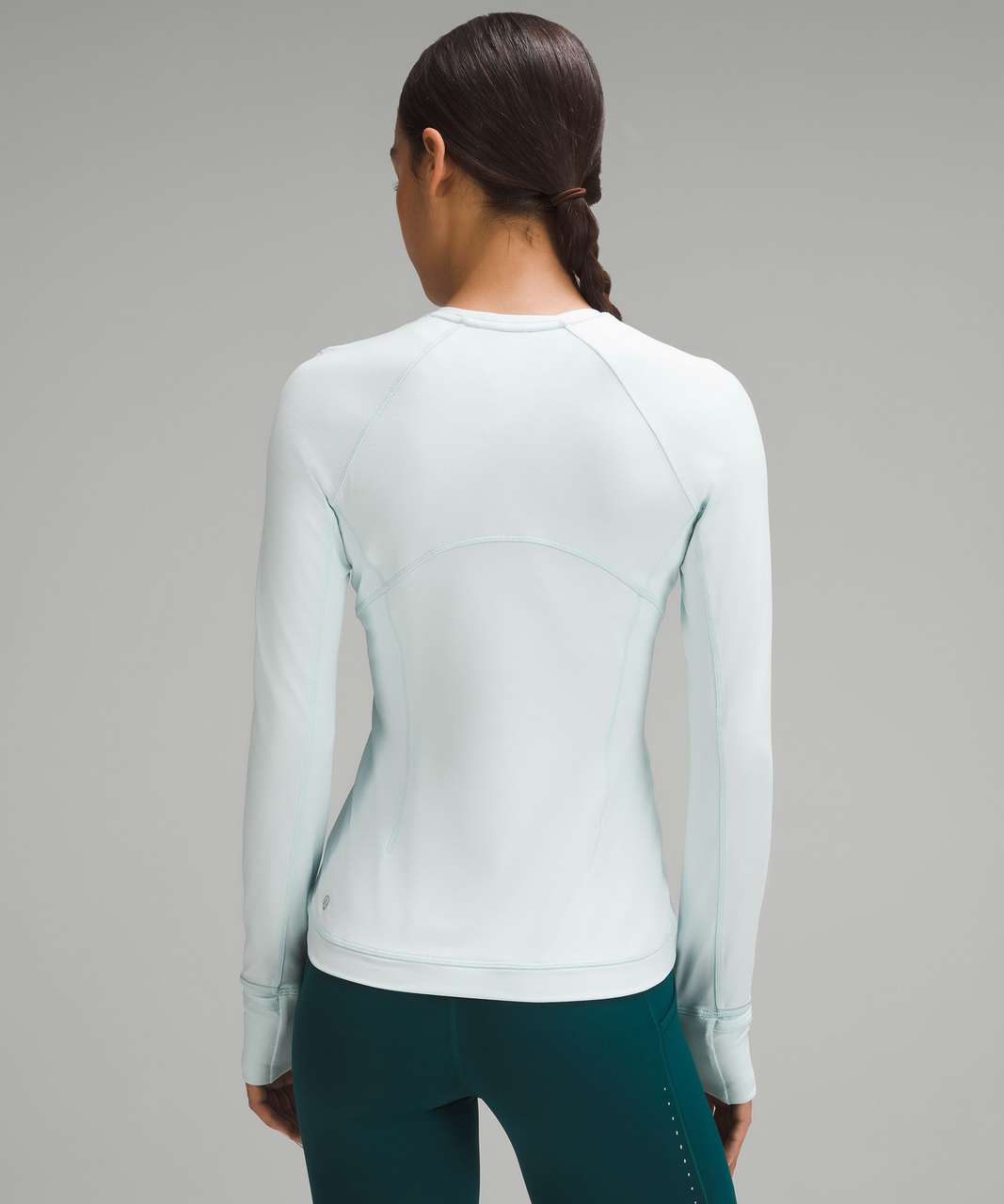 Lululemon Long Sleeve Mesh Panelled Training Long Sleeve Size 8 Periwinkle  Blue