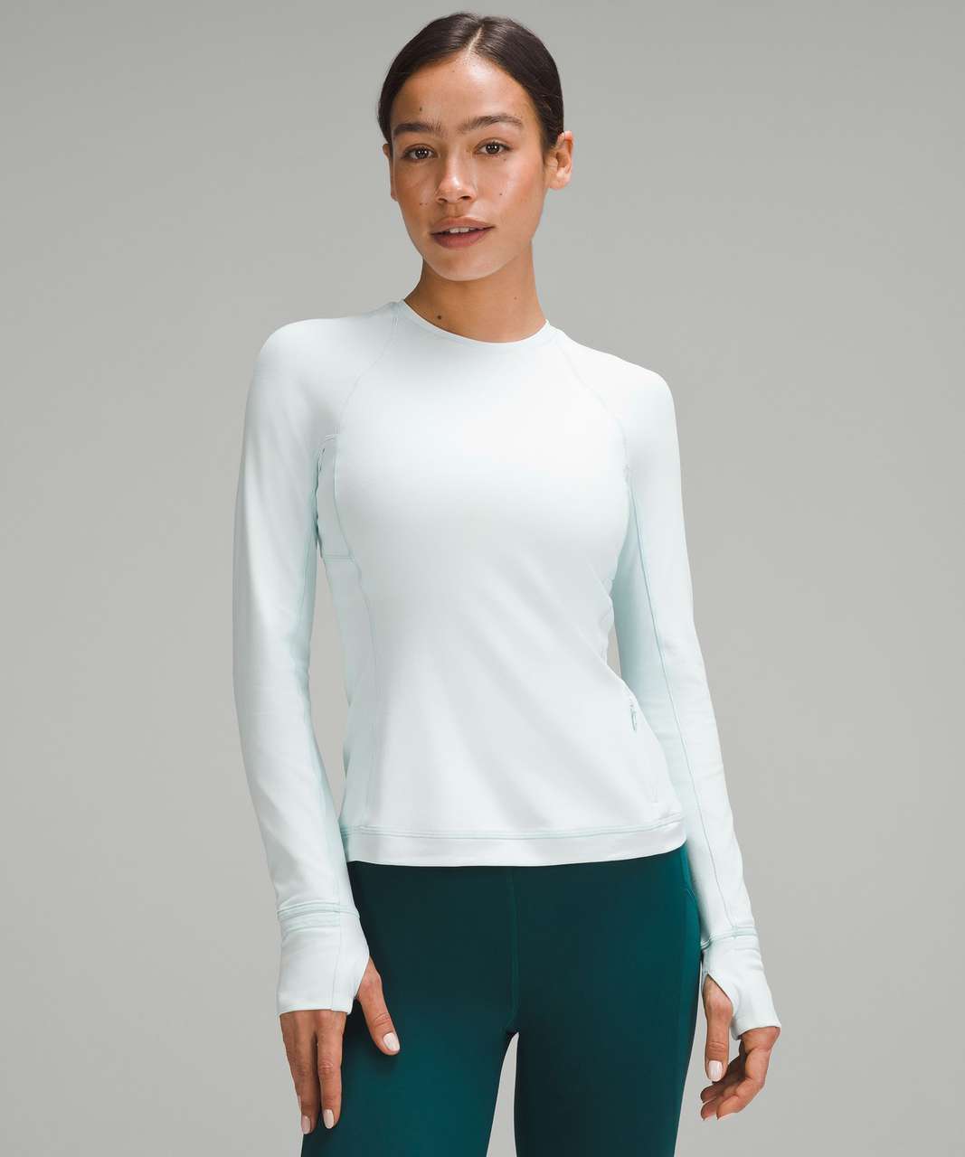 Lululemon Its Rulu Run Long-Sleeve Shirt - Sheer Blue - lulu fanatics