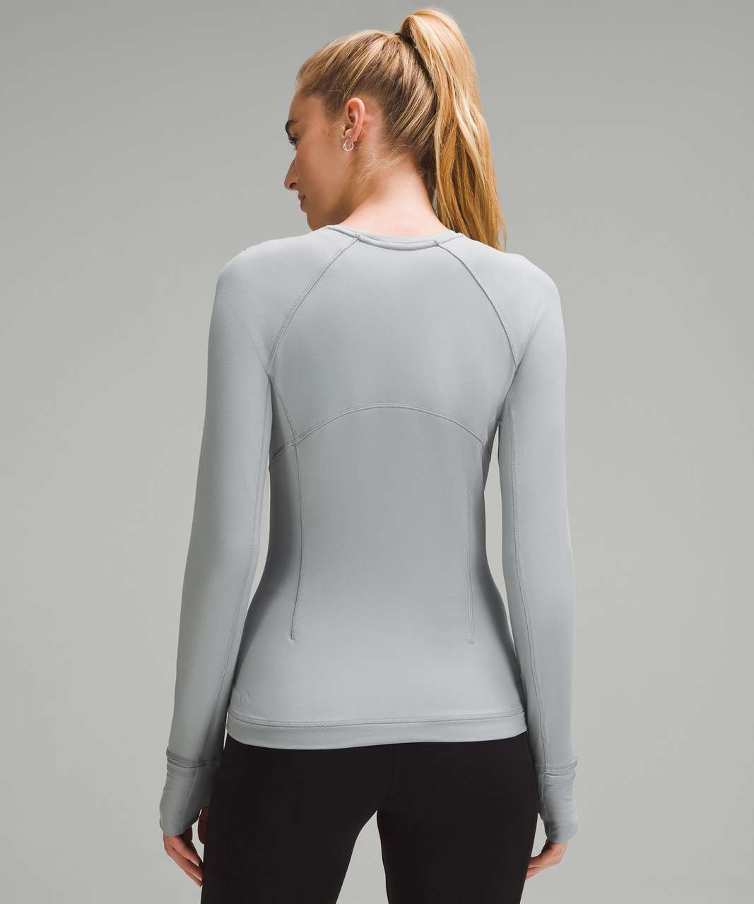 Lululemon Its Rulu Run Long-Sleeve Shirt - Rhino Grey - lulu fanatics