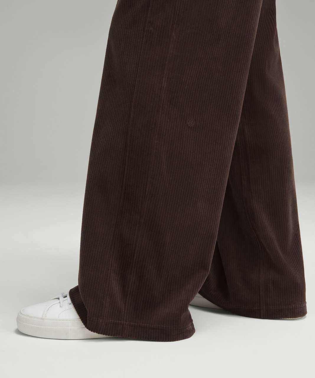 Lululemon Scuba Mid-Rise Wide-Leg Pant *Velvet Cord - Espresso