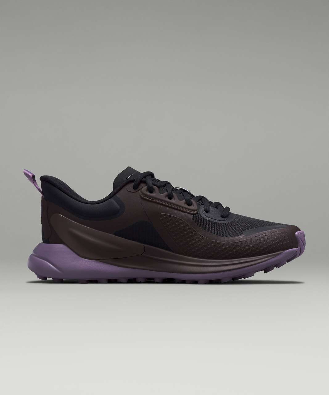 Lululemon Blissfeel Trail Womens Running Shoe - Black / Espresso / Purple Ash
