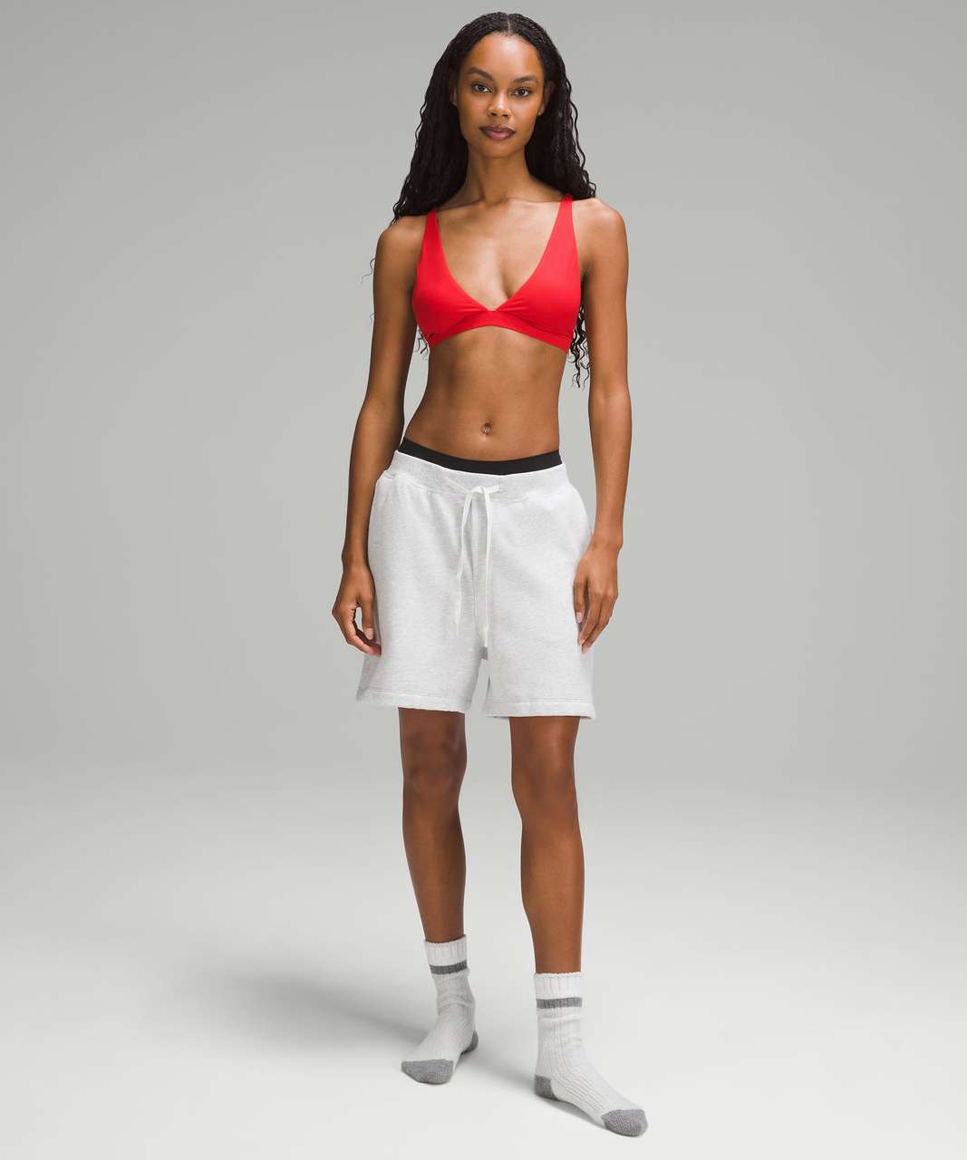 Lululemon Wundermost Ultra-Soft Nulu Triangle Bralette A–D Cups - Grenadine Red