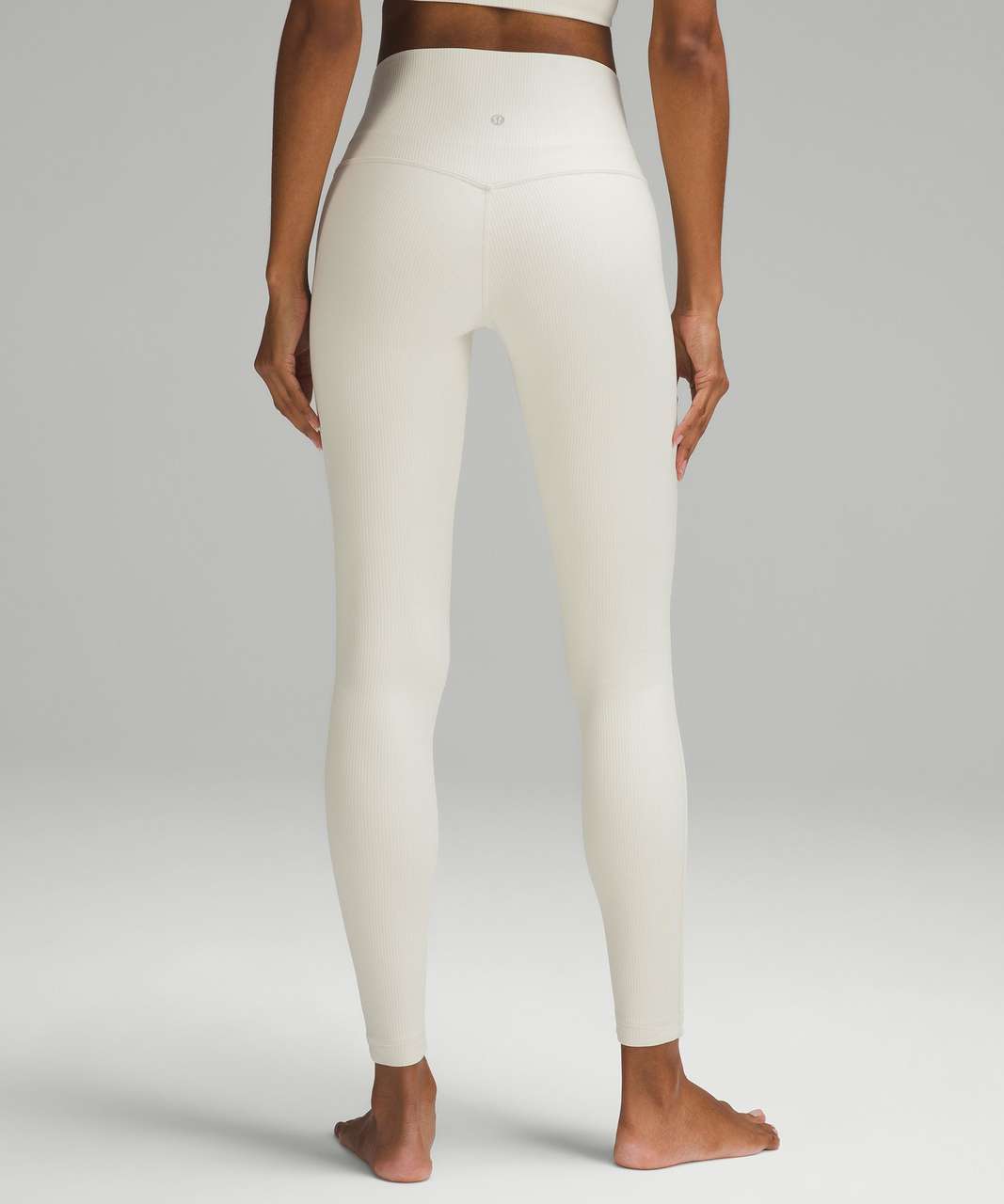 Lululemon Align Ribbed High-Rise Pant 28 *Shine - Bone - lulu fanatics