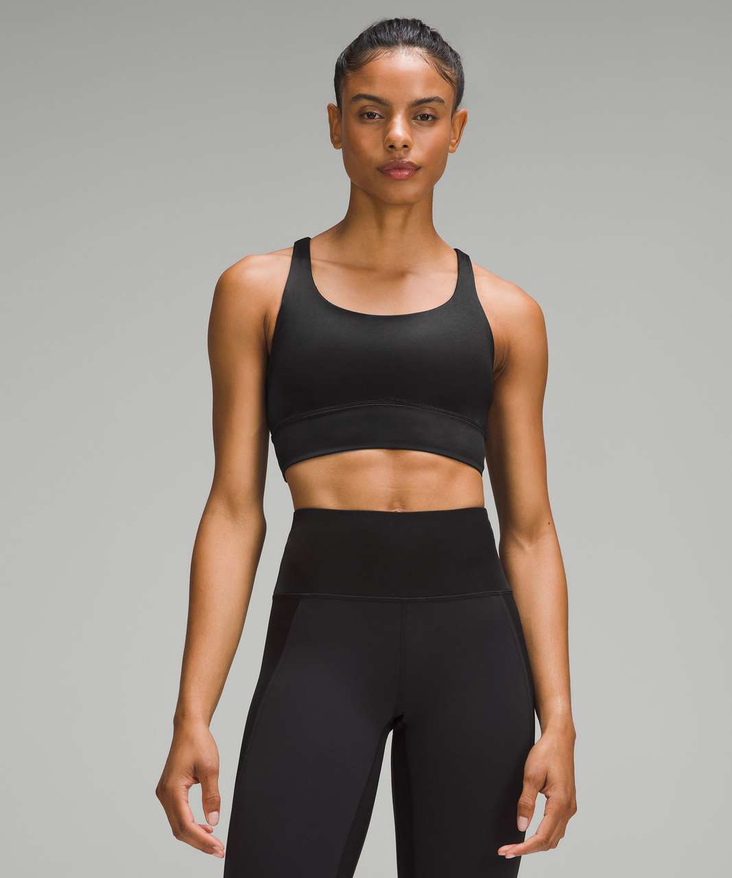 Lululemon Manifesto Energy Bra 20y Special Edition NWT Gorgeous Foil Black  