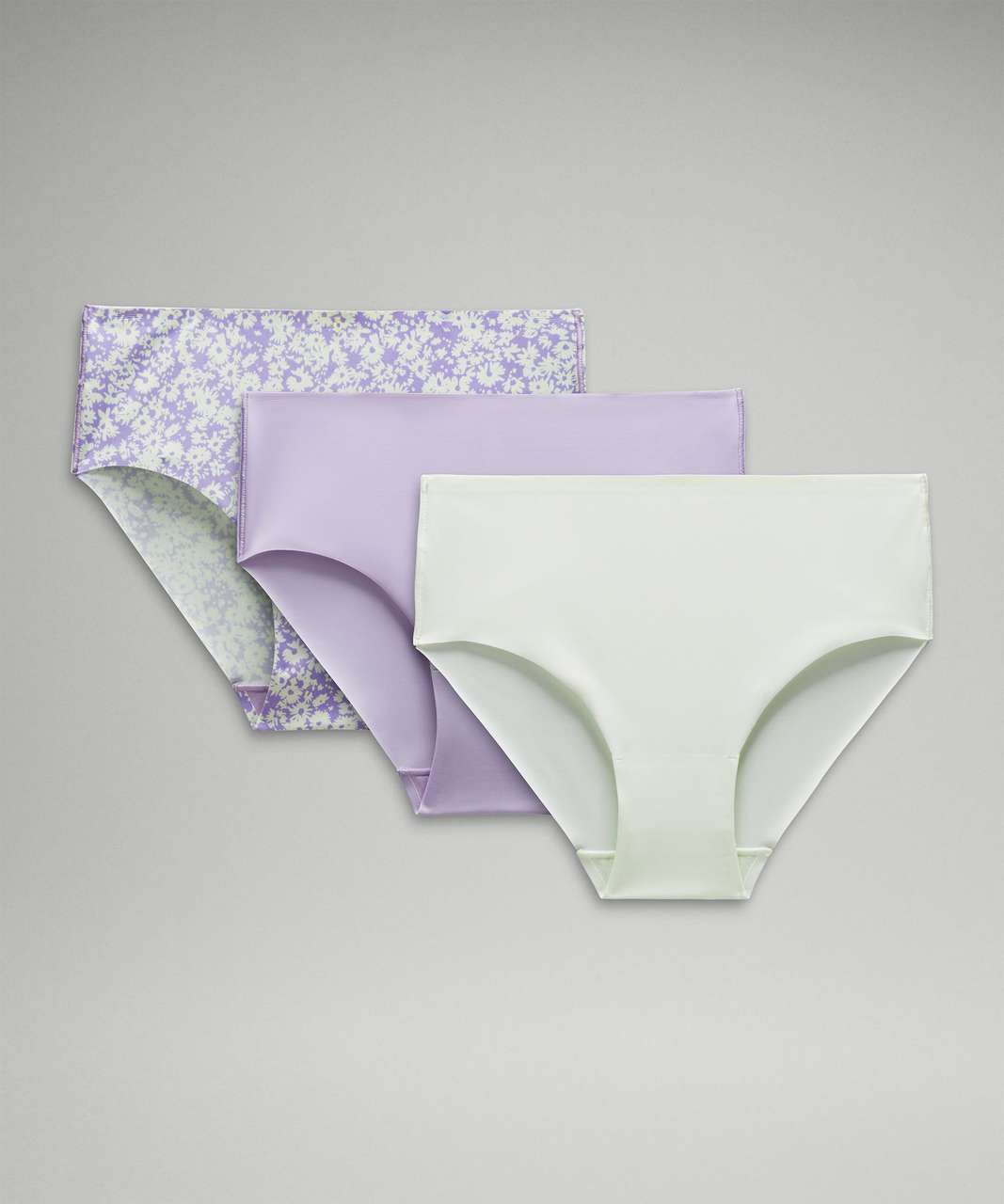 Lululemon InvisiWear Mid Rise Cheeky Bikini Underwear - Misty Shell - lulu  fanatics