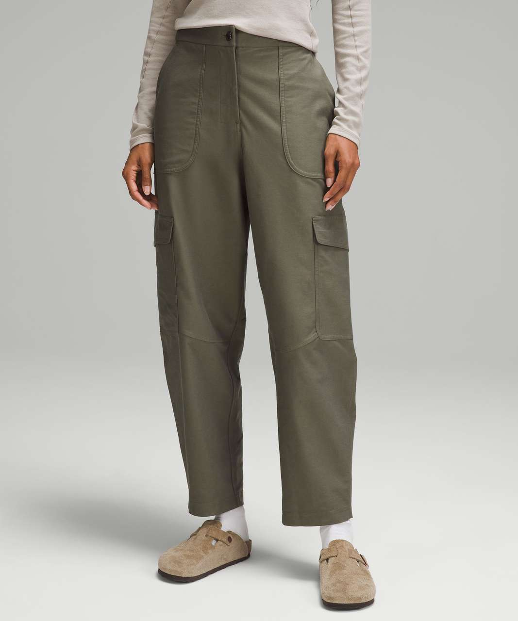 Lululemon Light Utilitech Cargo Pocket High-Rise Pant - Army Green