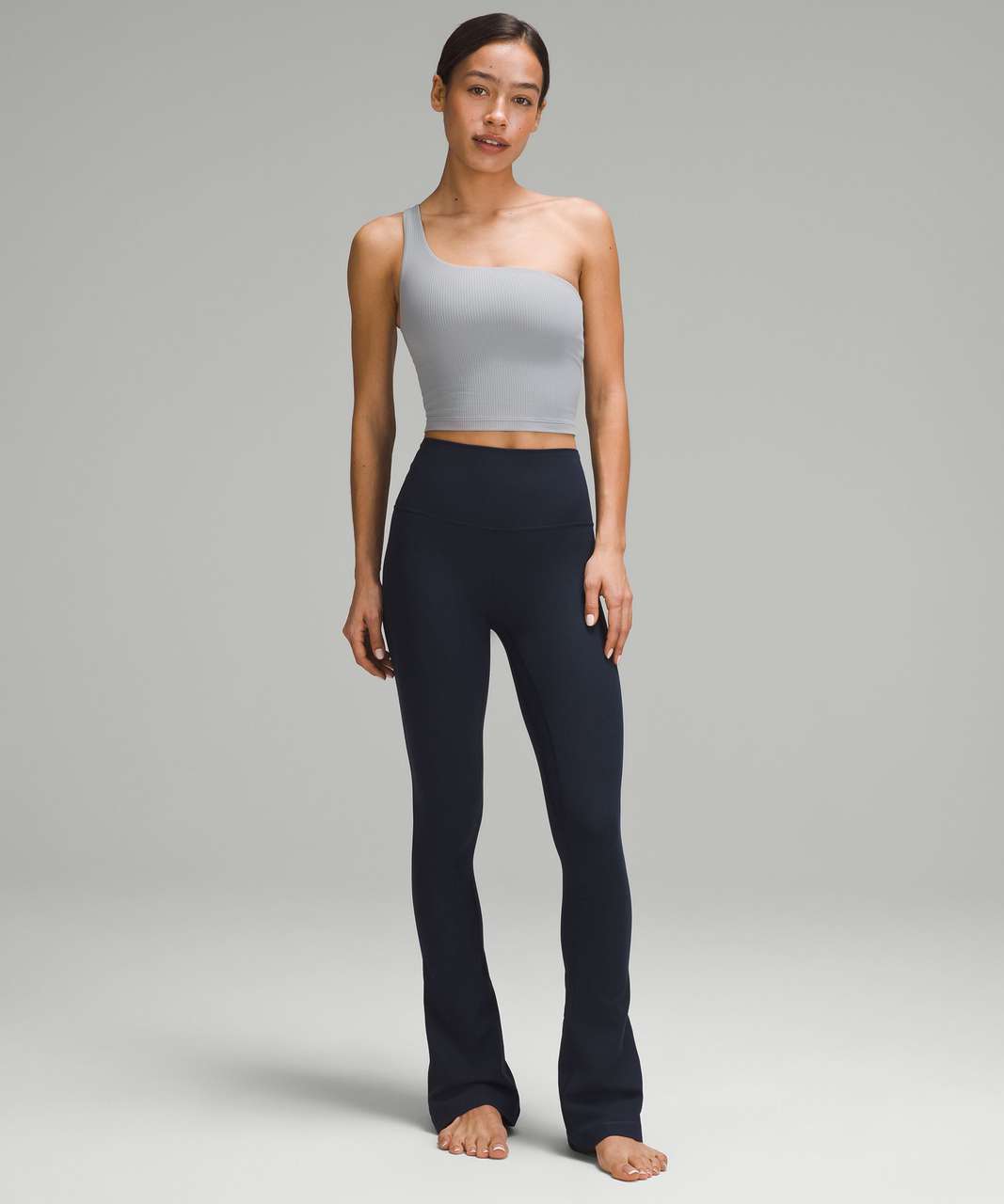 Fit Pic of New Align Low Rise Flare Pant (Chambray) : r/lululemon