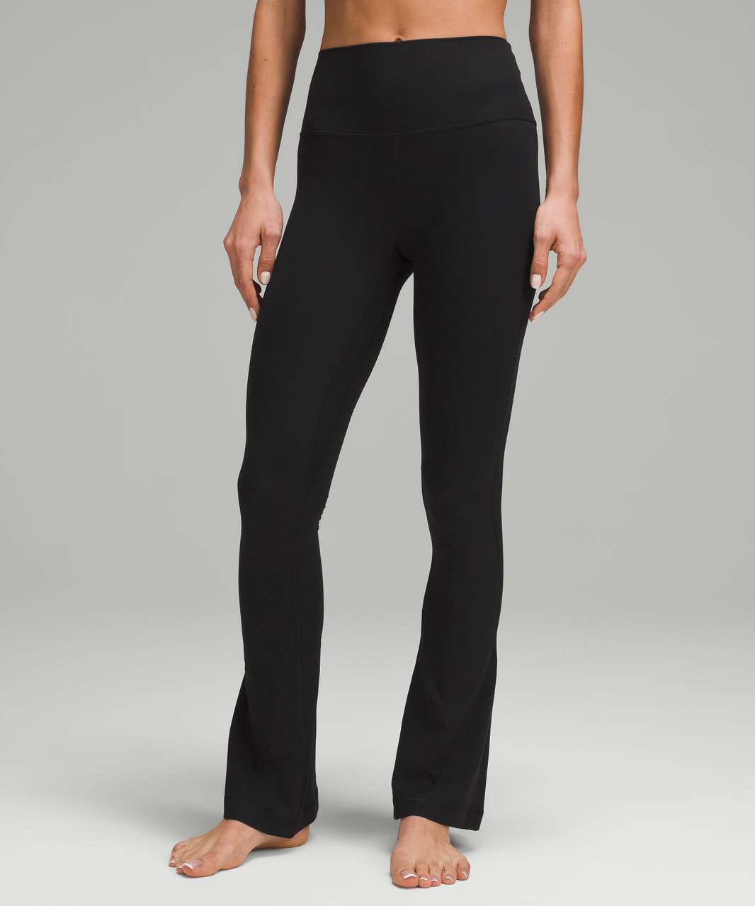 Lululemon Align High-Rise Ribbed Mini-Flared Pant *Regular - Black ...