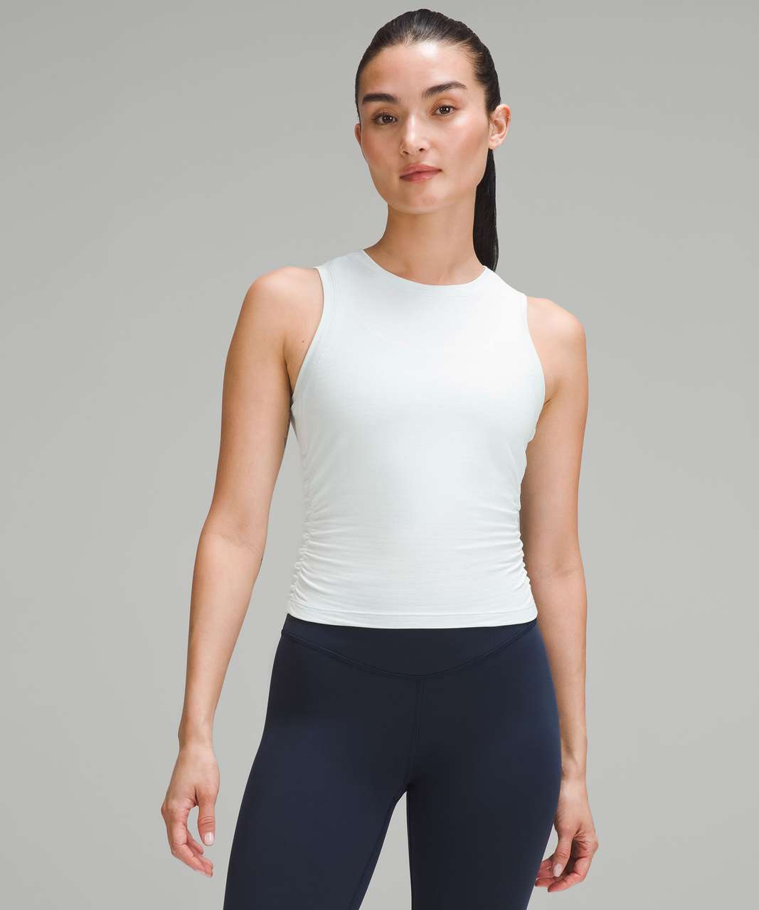 Lululemon License to Train Tight-Fit Tank Top - Heathered Sheer Blue