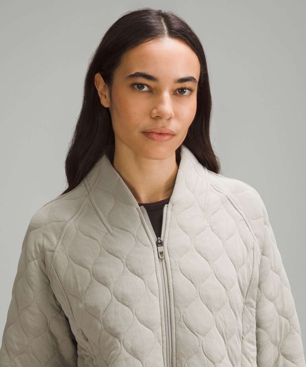 Lululemon Quilted Bomber Jacket - Riverstone