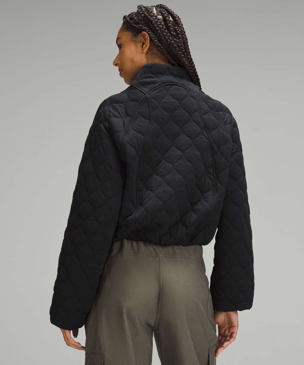 Lululemon Quilted Bomber Jacket - Black