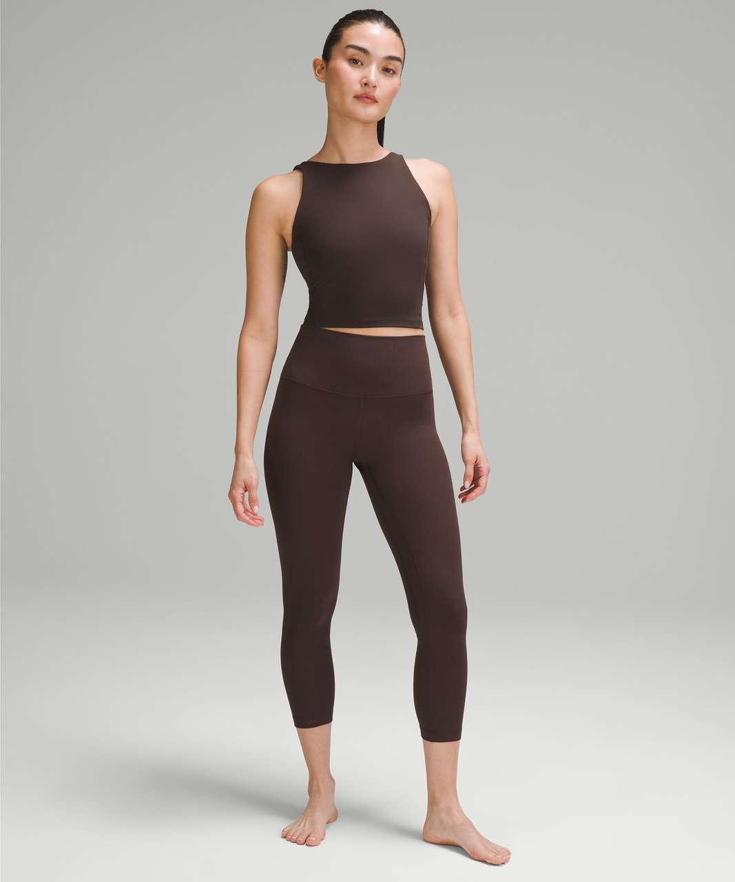 lululemon Women's lululemon Align Ribbed High-Rise Crop 23, Dark