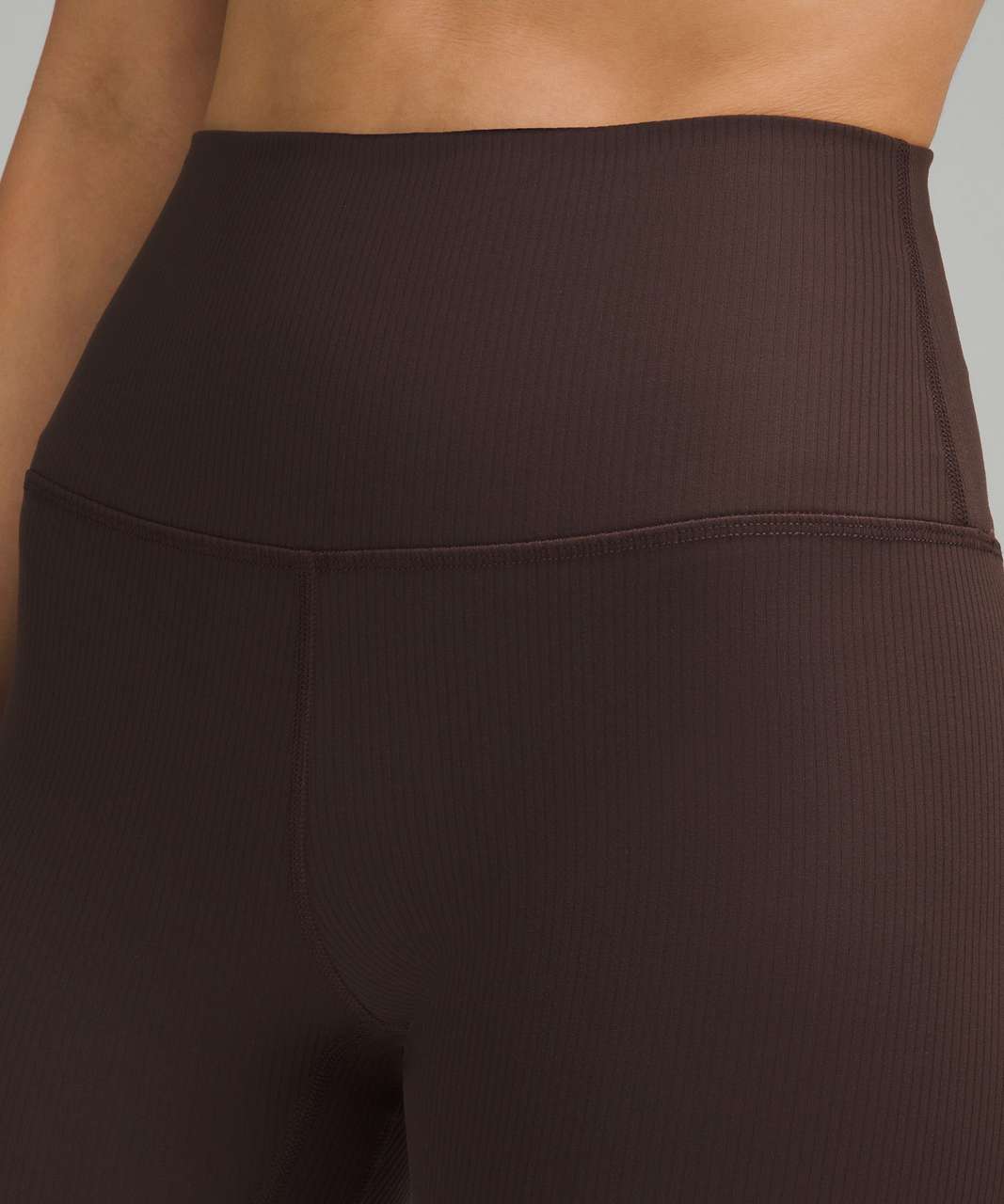 Lululemon Align Ribbed High-Rise Crop 23" - Espresso