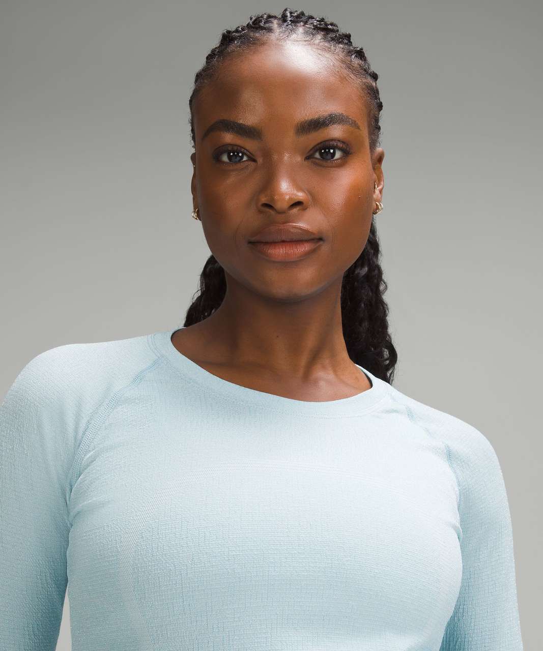 Lululemon Swiftly Tech Long-Sleeve Shirt 2.0 *Race Length - Parallel Texture Sheer Blue / Water