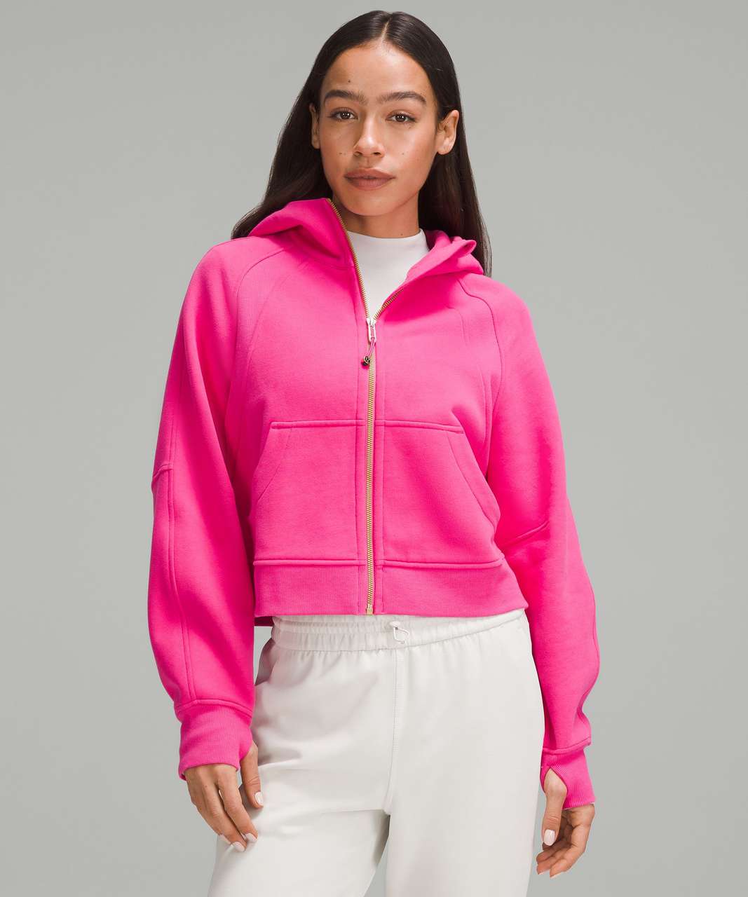 Lululemon Scuba Oversized Full-Zip Hoodie - Sonic Pink