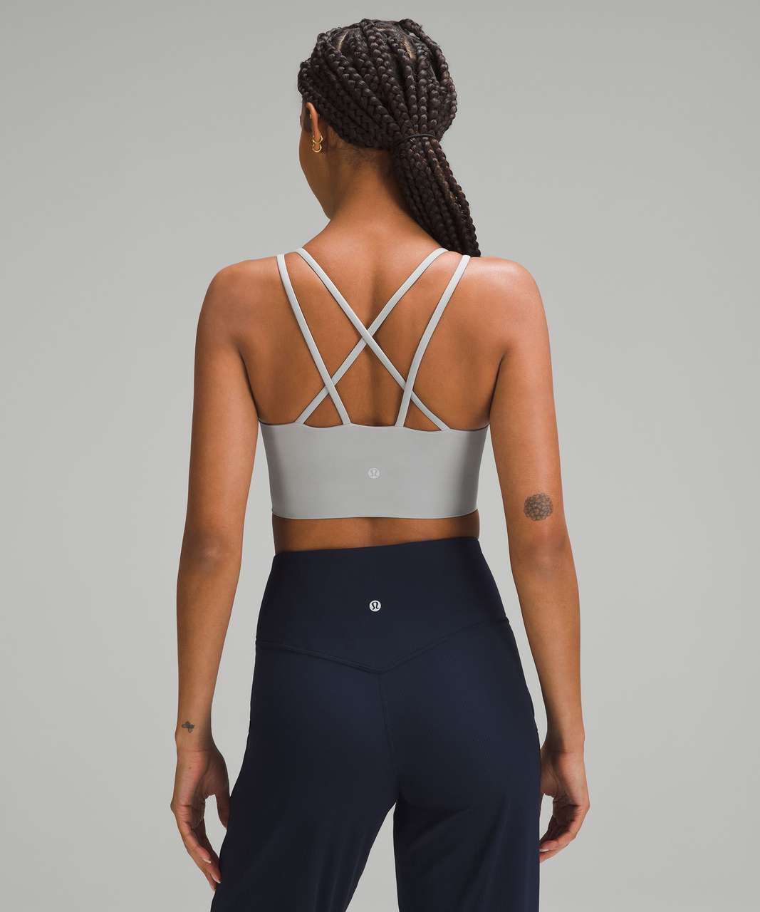 Lululemon Like a Cloud Longline Bra *Light Support, B/C Cup - Silver Drop