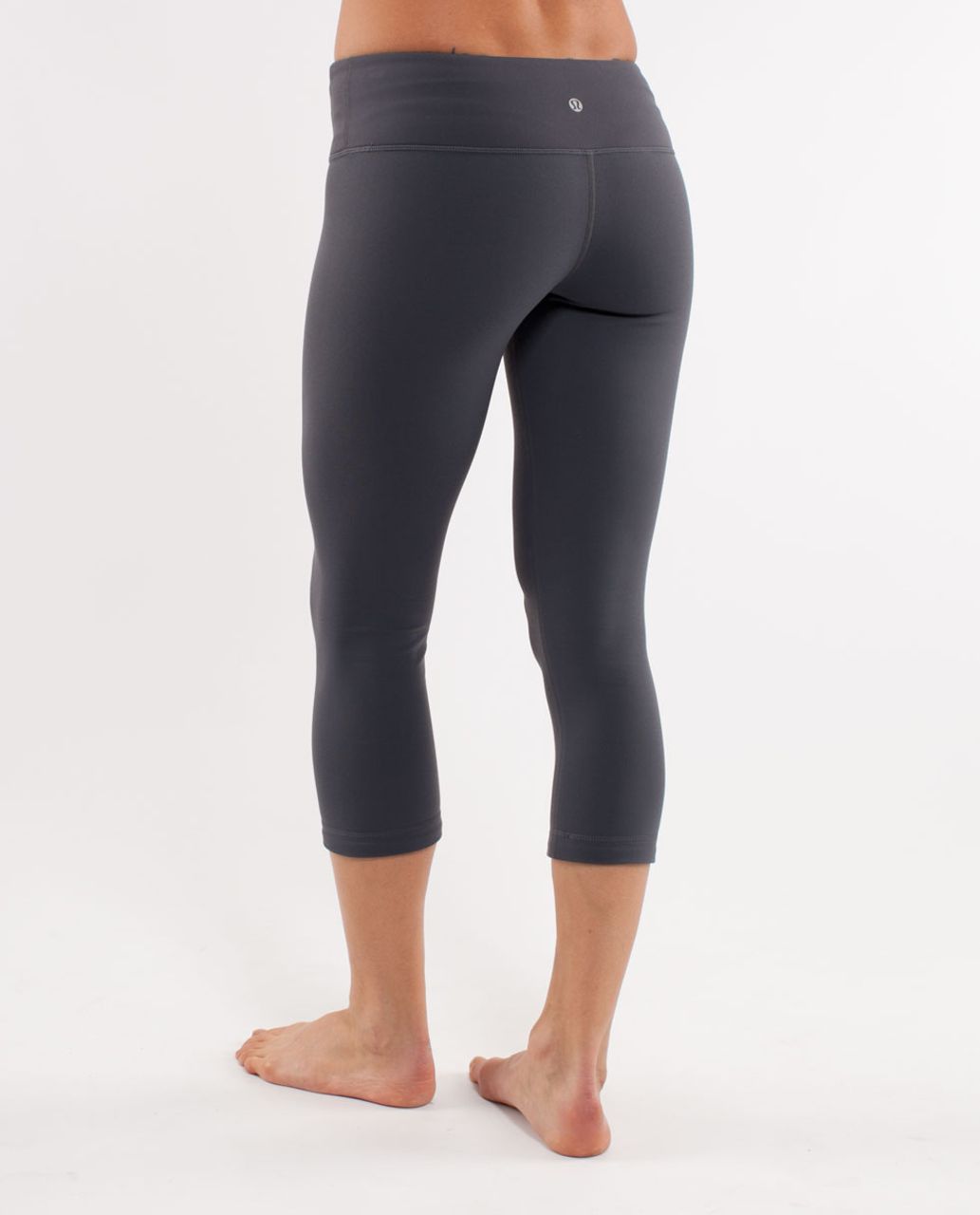 Lululemon Wunder Under Crop *Bonded - Coal /  Black