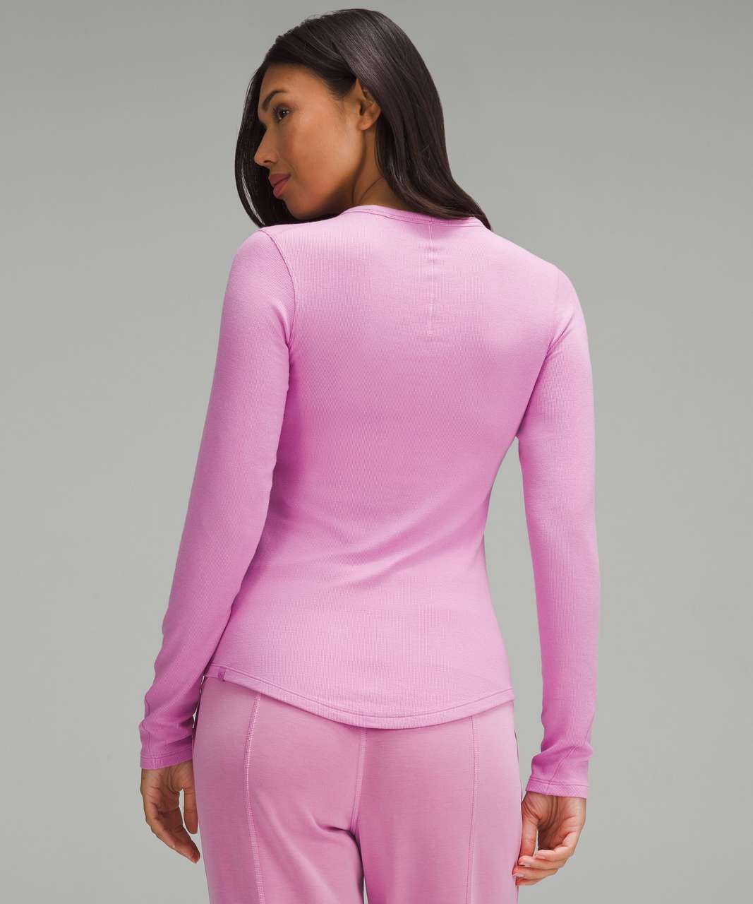 Lululemon Hold Tight Long-Sleeve Shirt - Dahlia Mauve