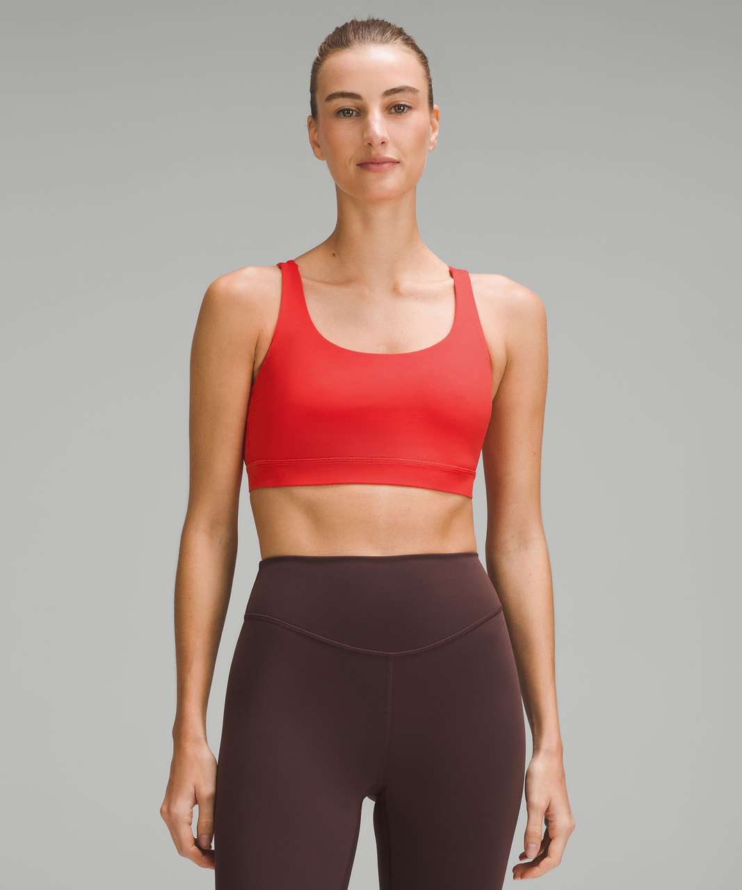 Lululemon Energy Bra *Medium Support, B–D Cups - Grenadine Red