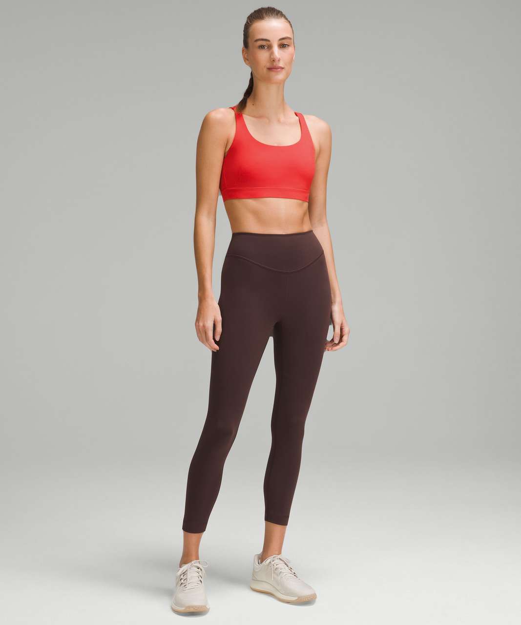 Lululemon Energy Bra *Medium Support, B-D Cup - Carnation Red - lulu  fanatics