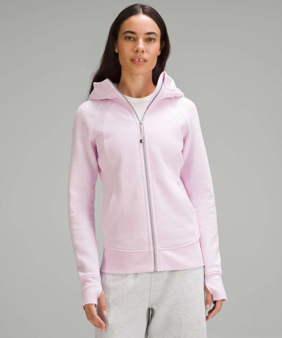 Lululemon Scuba Full-Zip Hoodie - Meadowsweet Pink