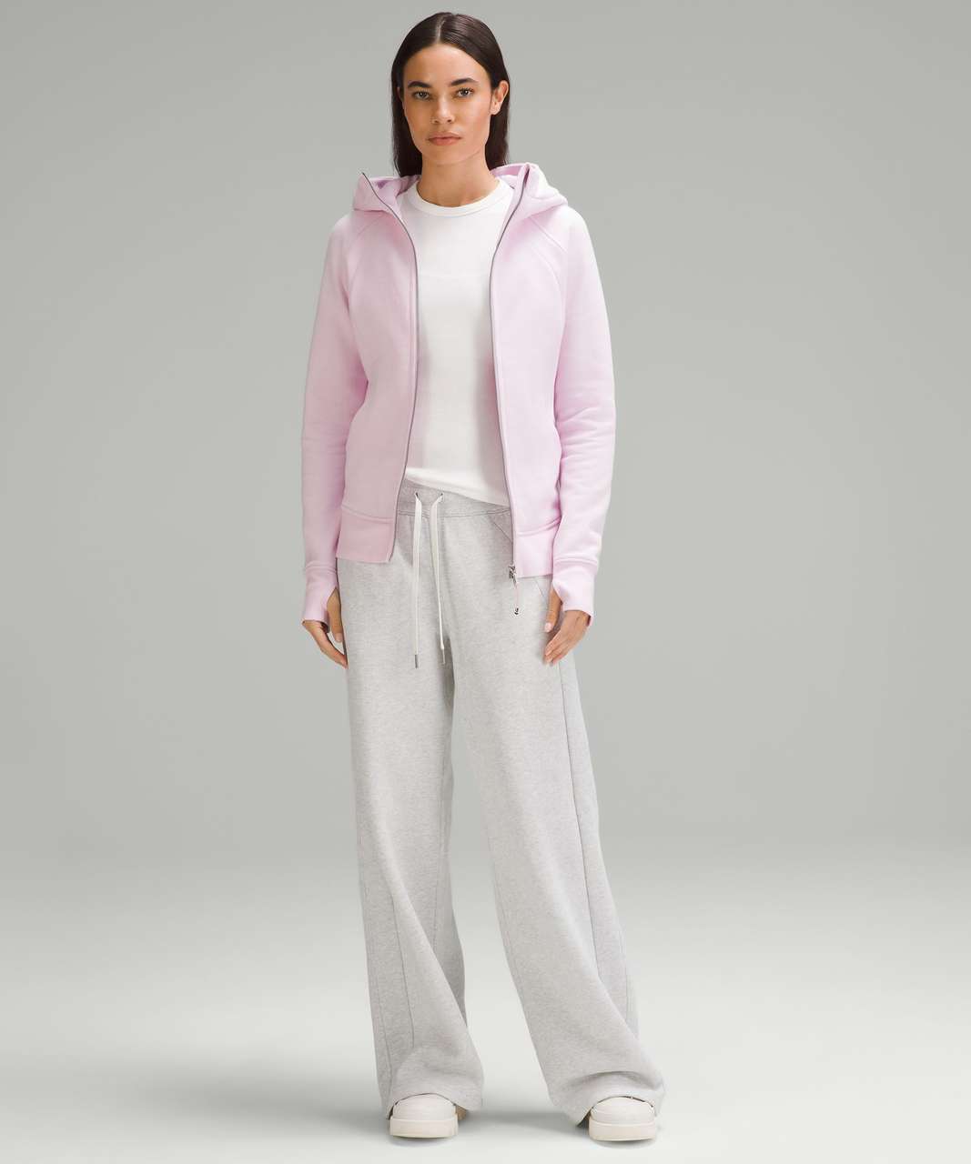 Lululemon Scuba Full-Zip Hoodie - Meadowsweet Pink