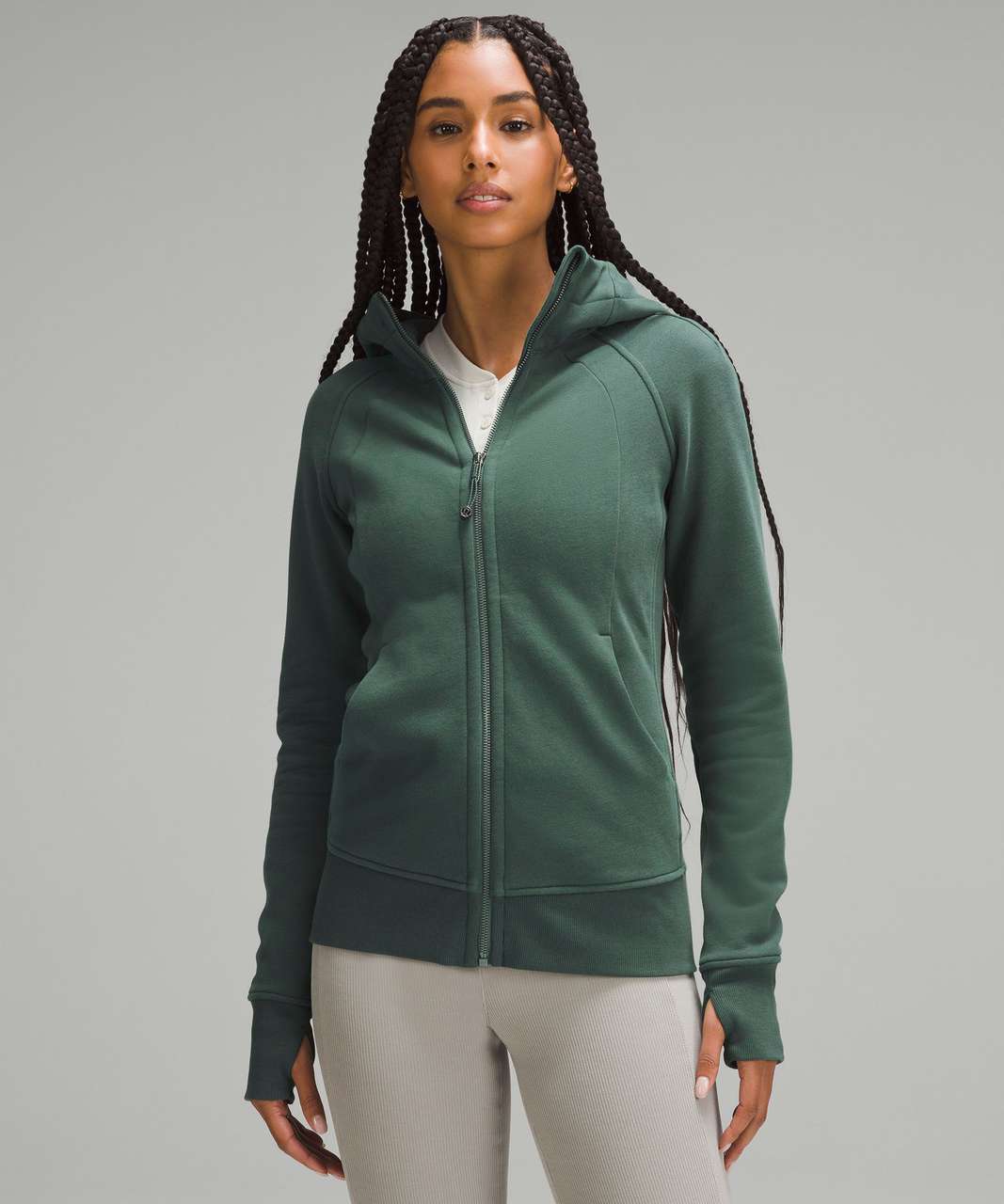 Lululemon Scuba Full-Zip Hoodie - Dark Forest