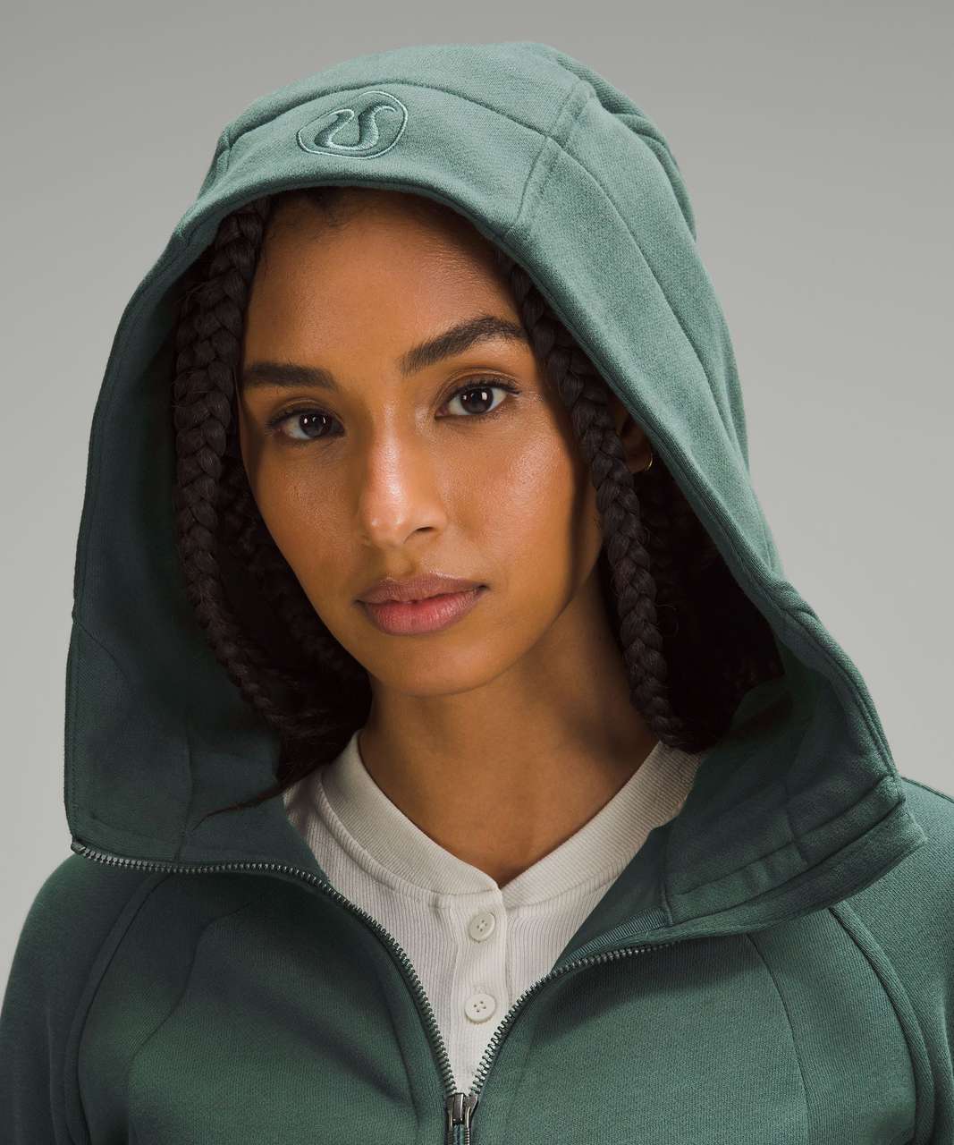 Lululemon Scuba Full-Zip Hoodie - Dark Forest