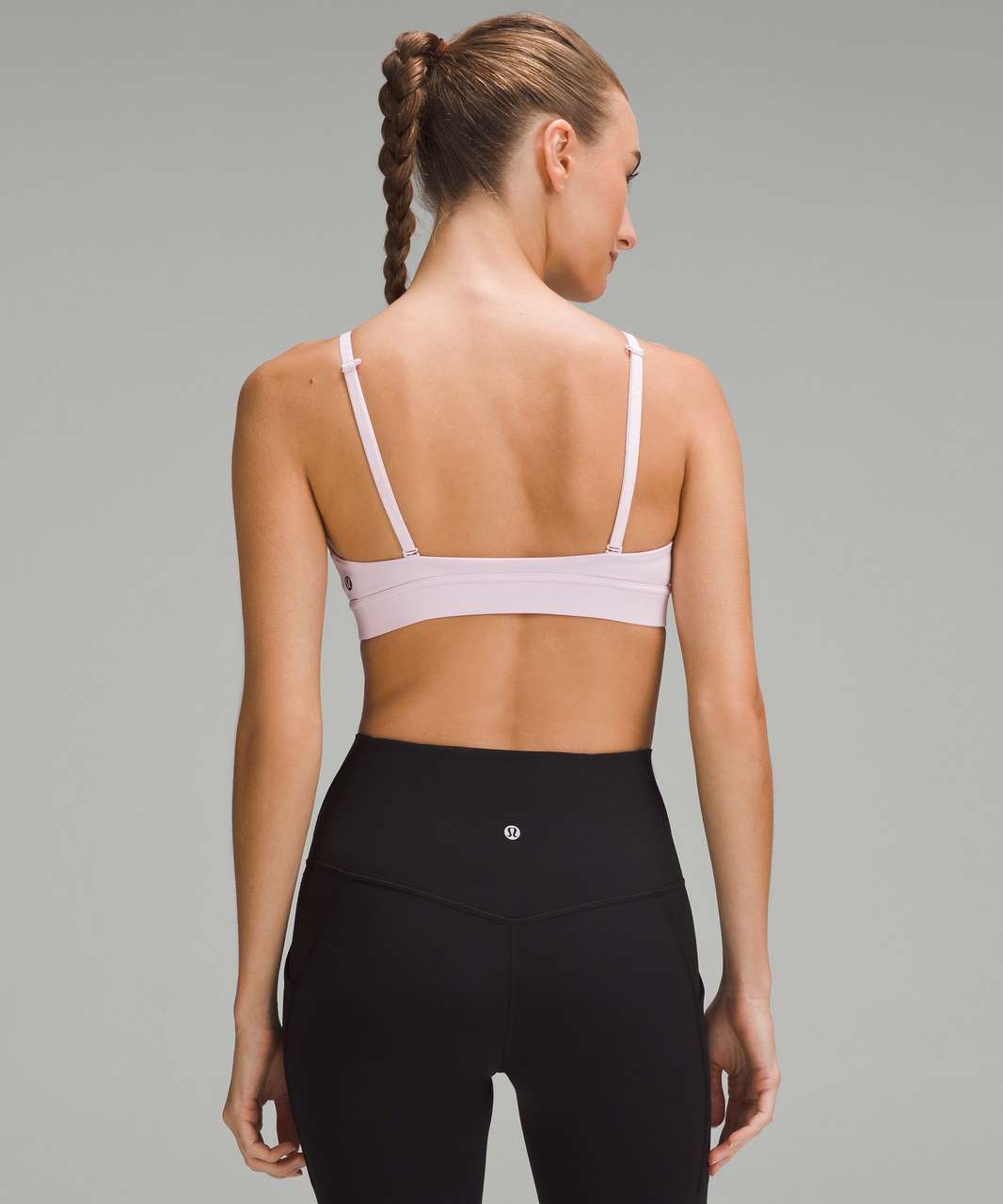 Lululemon License to Train Triangle Bra Light Support, A/B Cup *Logo - Meadowsweet Pink
