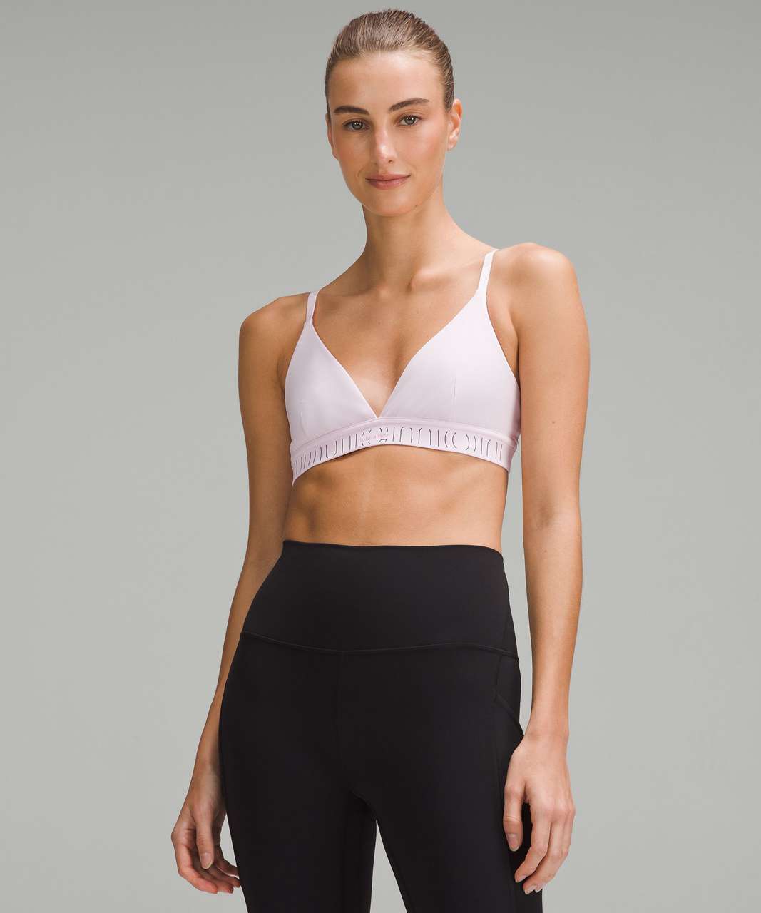 Find more Lululemon Light Pink Strappy Sports Bra Size 10 for sale