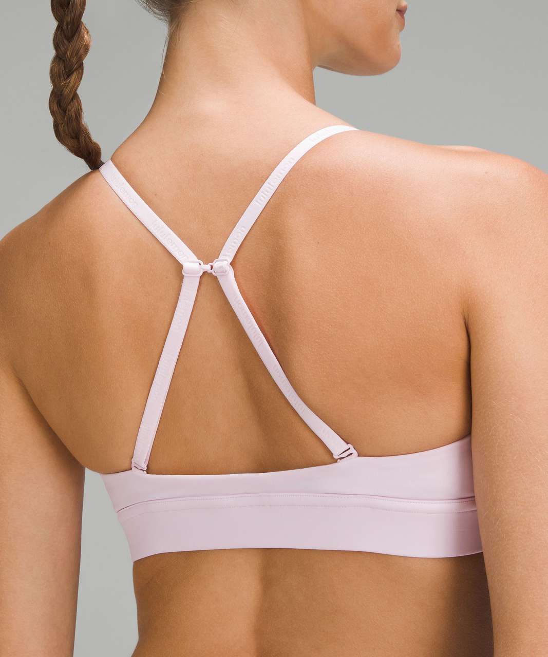 Lululemon License to Train Triangle Bra Light Support, A/B Cup *Logo - Meadowsweet Pink