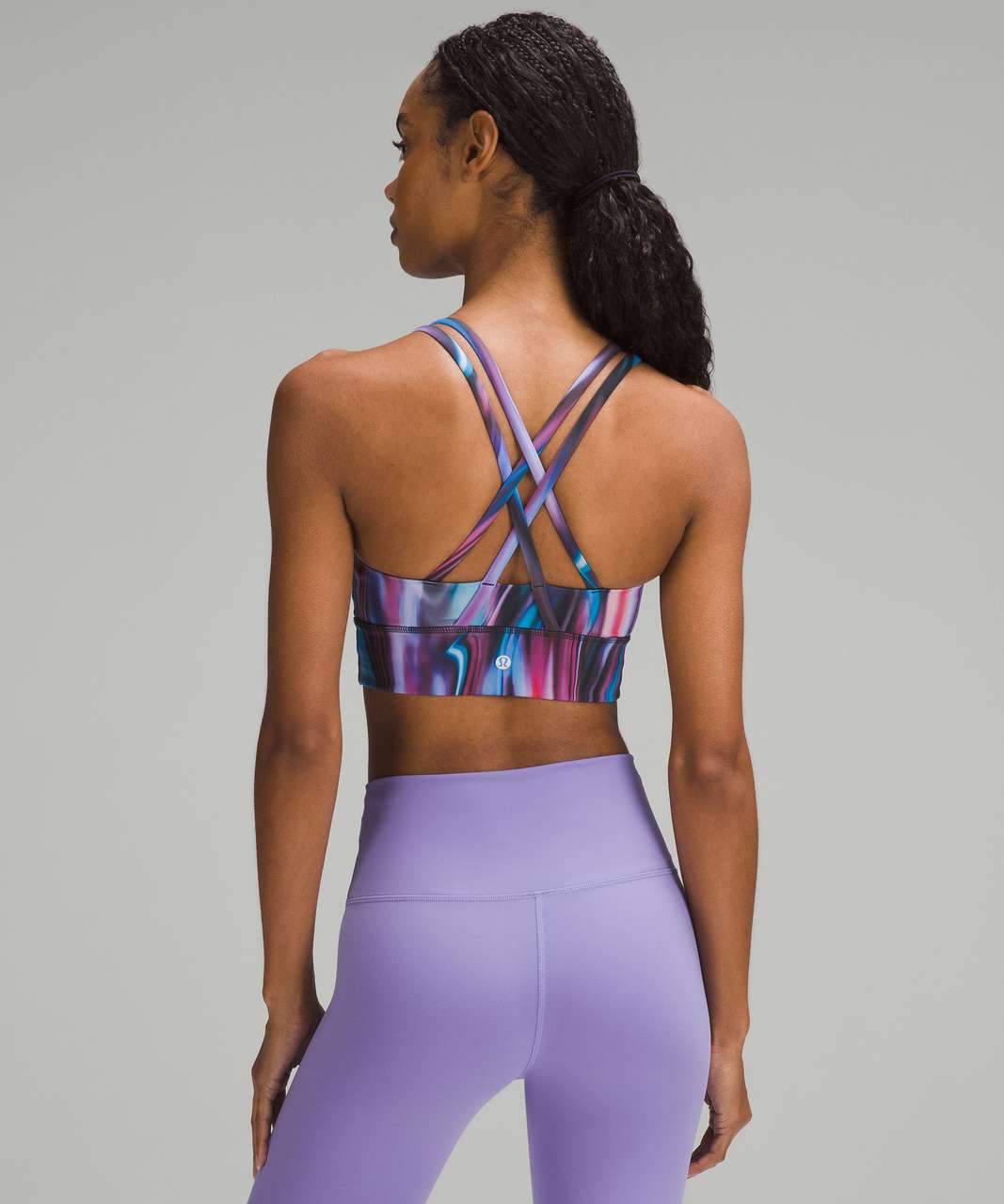 Lululemon Energy Bra Long Line - True Navy - lulu fanatics