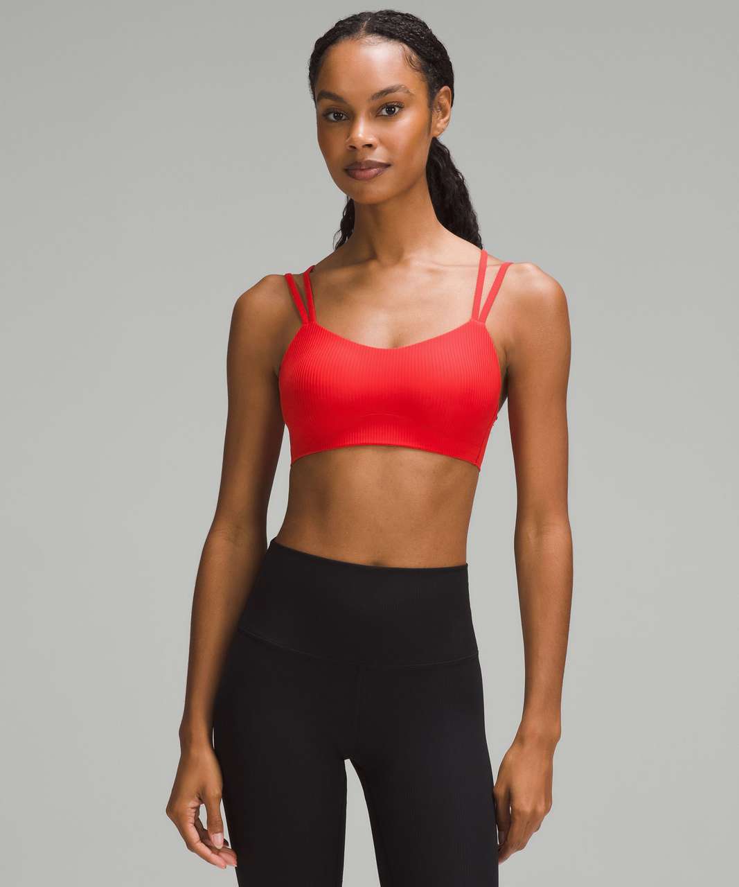 Lululemon Like a Cloud Ribbed Bra *Light Support, B/C Cup - Grenadine Red - lulu  fanatics