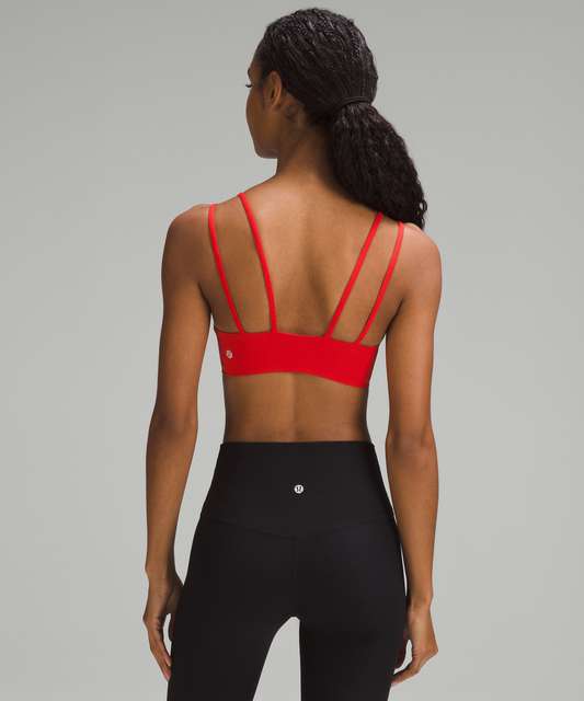 Lululemon Like a Cloud Ribbed Bra *Light Support, B/C Cup - Red Merlot -  lulu fanatics