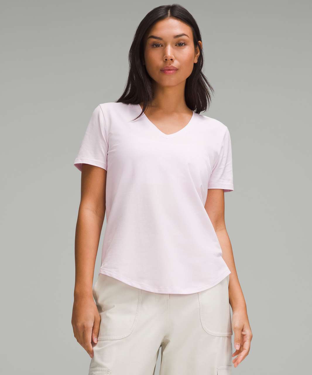 Lululemon Love V-Neck T-Shirt - Meadowsweet Pink