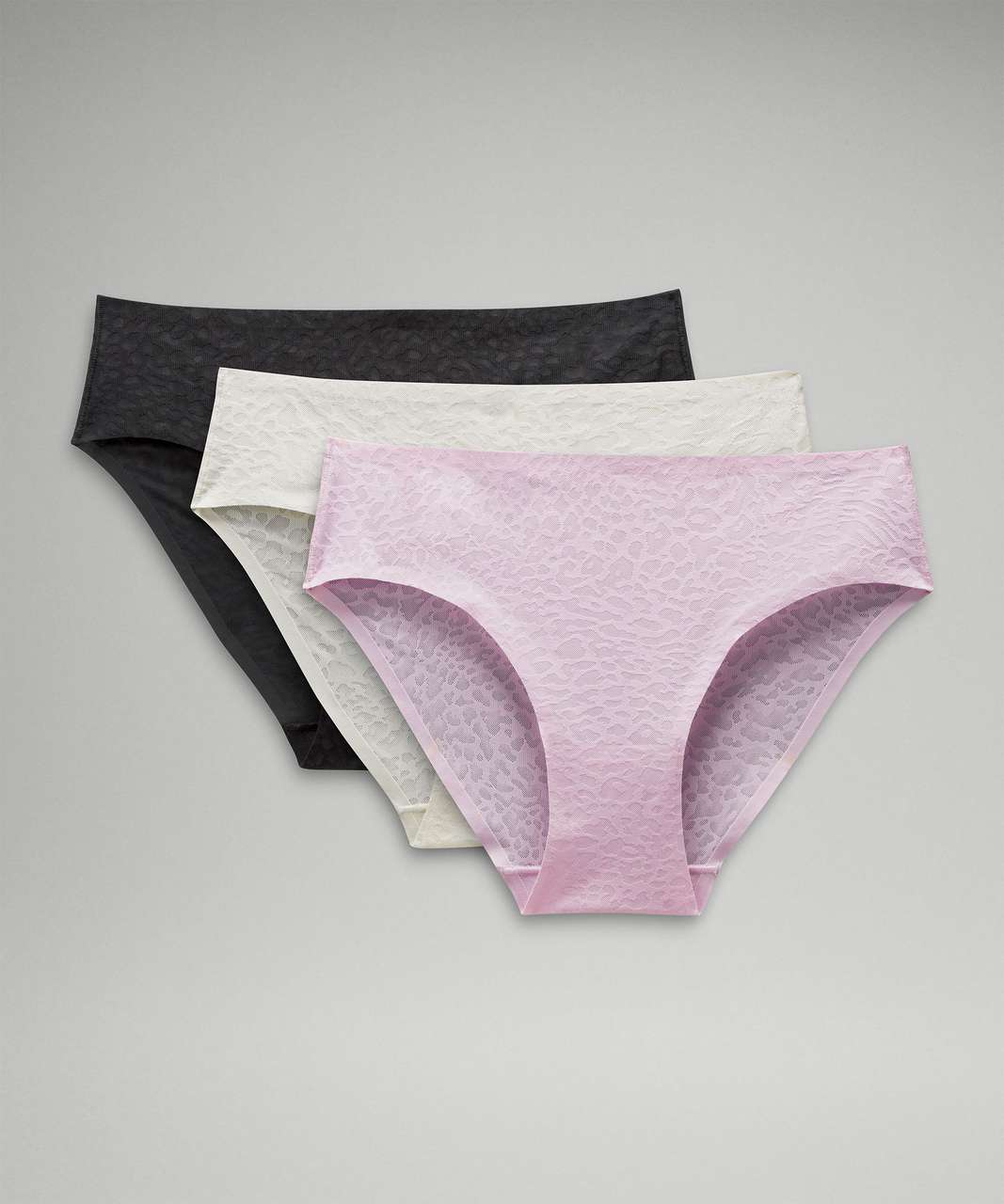 Lululemon InvisiWear Mid-Rise Lace Thong Underwear *3 Pack - Dark