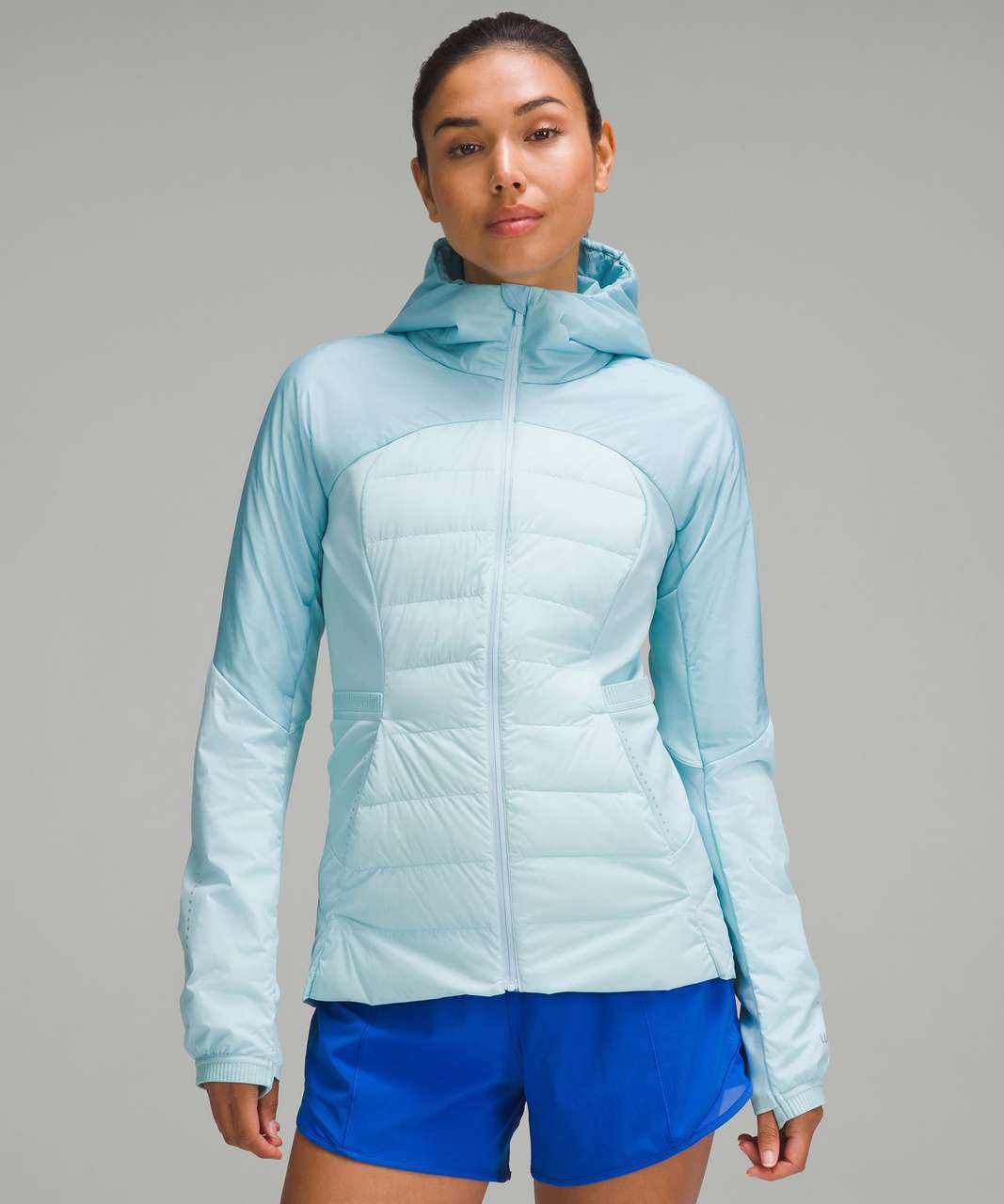 Lululemon Down for It All Jacket - Sea Frost - lulu fanatics