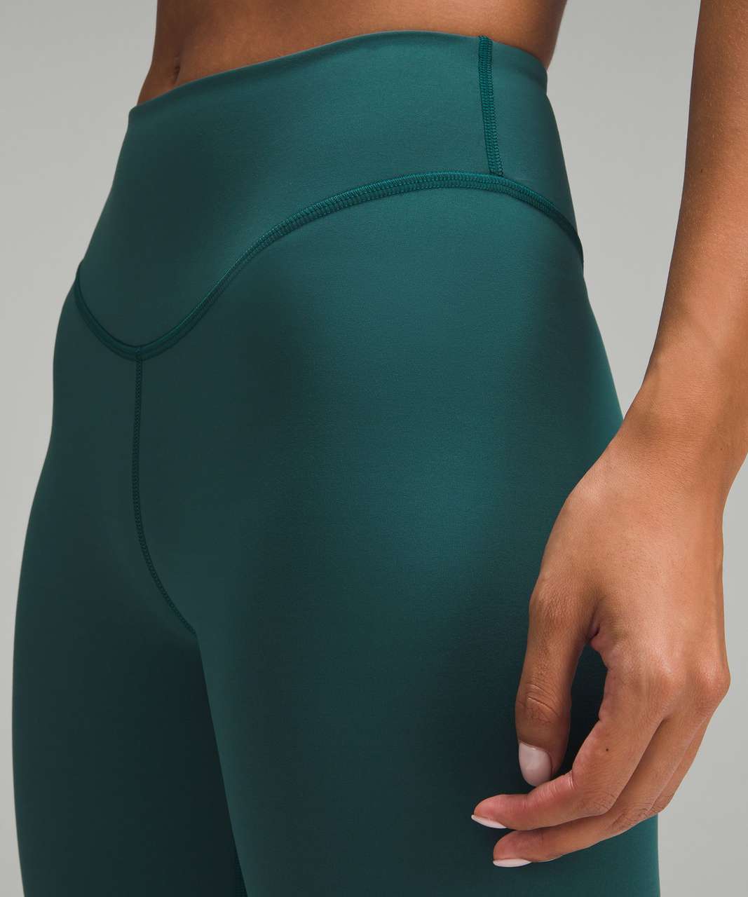 Lululemon Wunder Under SmoothCover High-Rise Tight 25 - Storm Teal - lulu  fanatics