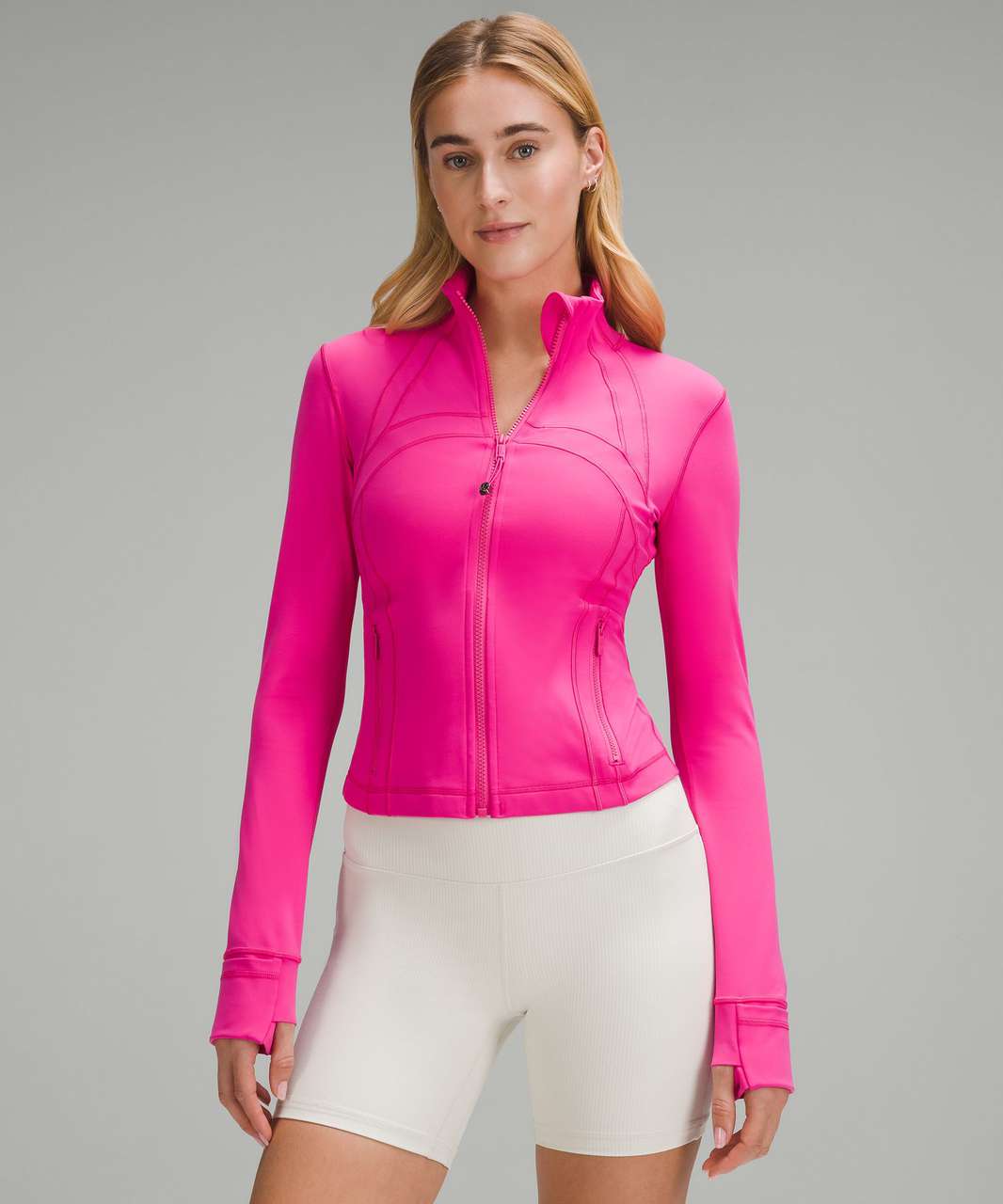 Lululemon Cropped Define Jacket Pink Peony