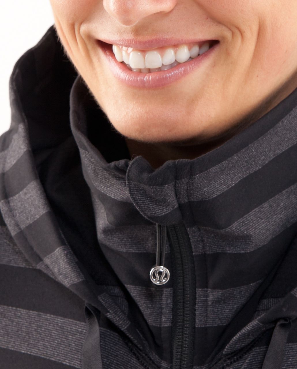 Lululemon Stride Jacket Black Micro Macro Stripe Size 4 - $70 - From Celi