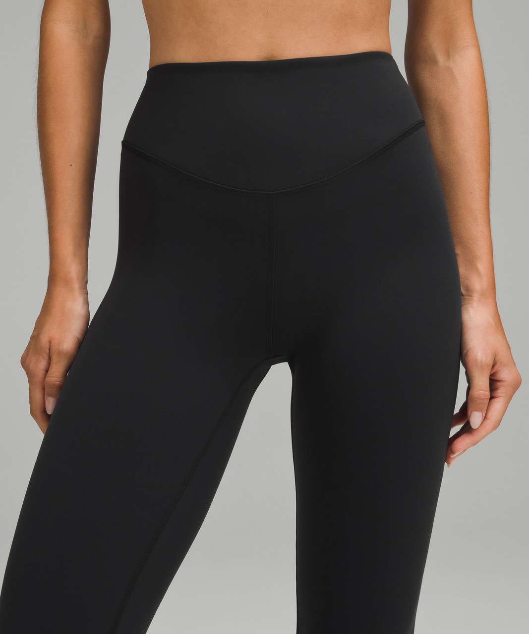 Lululemon Wunder Under Low-Rise Tight - Heathered Black - lulu fanatics