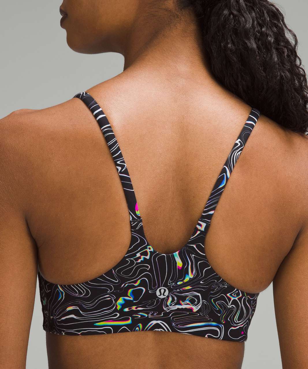 Lululemon Wunder Train Strappy Racer Bra *Light Support, A/B Cup - Daisyfied Yogo Moonbow Black