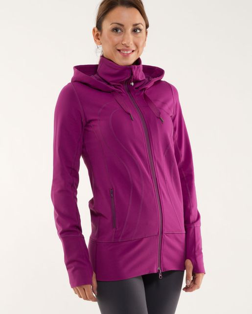 Lululemon Stride Jacket II - Heathered Medium Grey / Ambient Grey ...