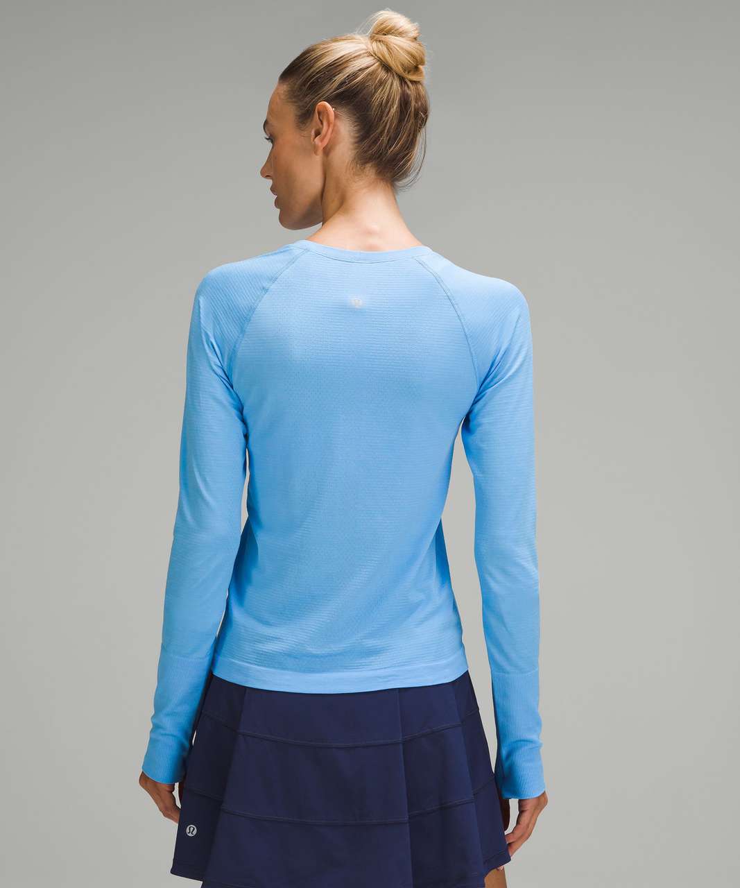 Lululemon Swiftly Tech Long-Sleeve Shirt 2.0 *Race Length - Aero Blue / Aero Blue
