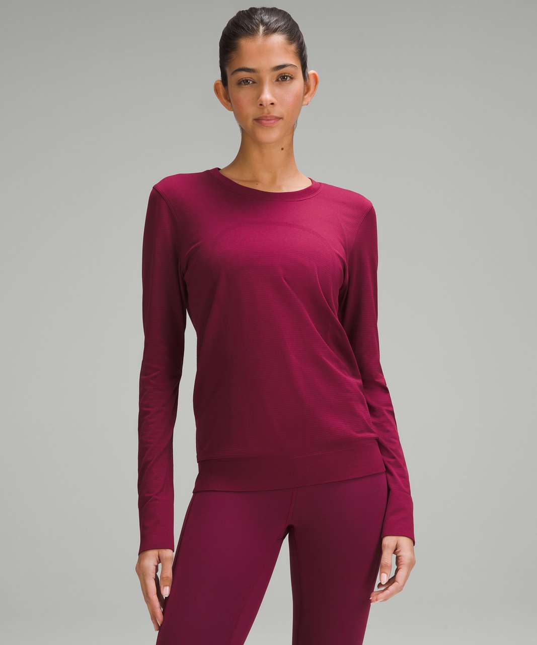 Lululemon Swiftly Relaxed Long-Sleeve Shirt - Deep Luxe / Deep Luxe