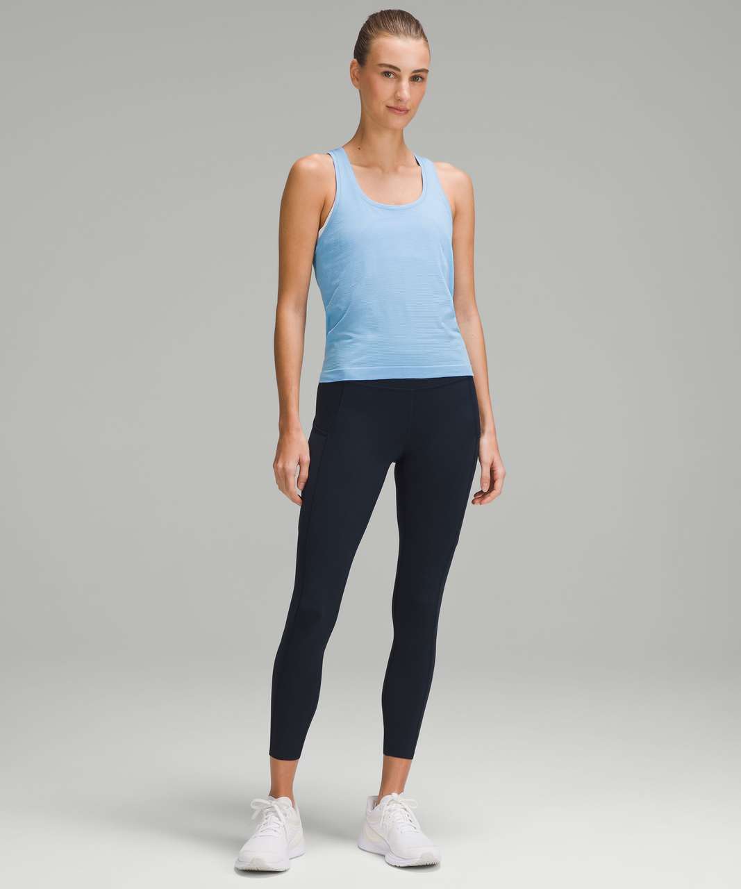 Lululemon Swiftly Tech Racerback Tank Top 2.0 *Race Length - Aero Blue / Aero Blue