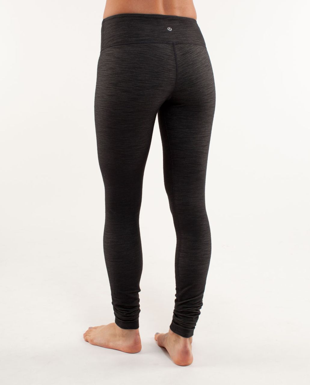 Lululemon Wunder Under Crop *Reversible - Black / Deep Coal - lulu fanatics