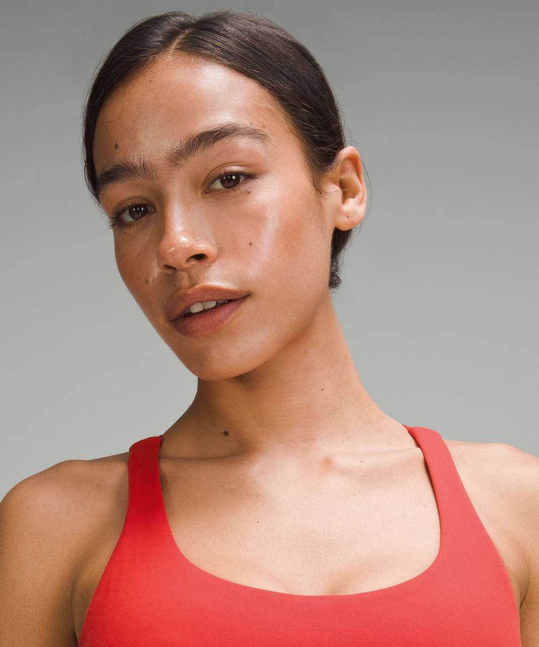 Lululemon Energy Longline Bra *Medium Support, B–D Cups - Grenadine Red