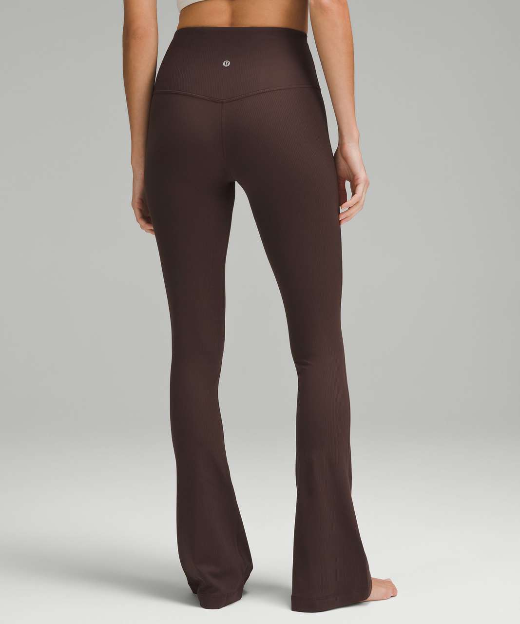 Lululemon Align High-Rise Ribbed Mini-Flared Pant *Regular - Espresso - lulu  fanatics