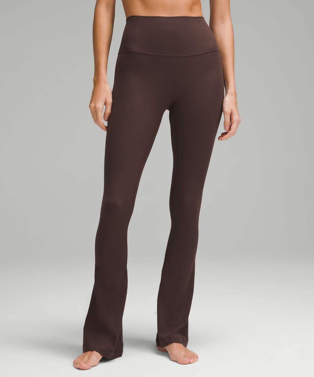 Lululemon Align High-Rise Ribbed Mini-Flared Pant *Regular - Espresso